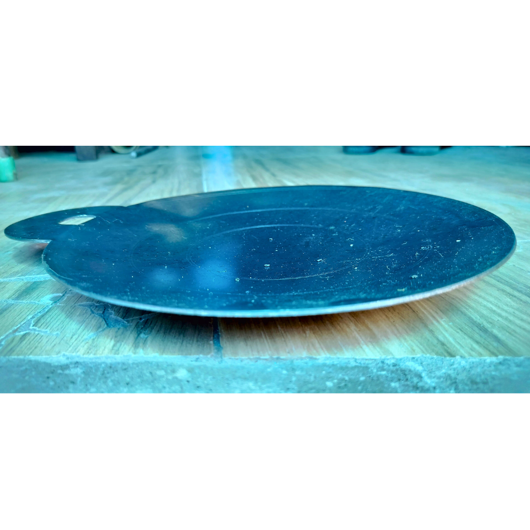 Kuzhi Dosakal | Deep Bottom Iron Dosa Tawa | Suitable for Thicker Dosas or Uttapams (10.5 Inch, 1 kg)