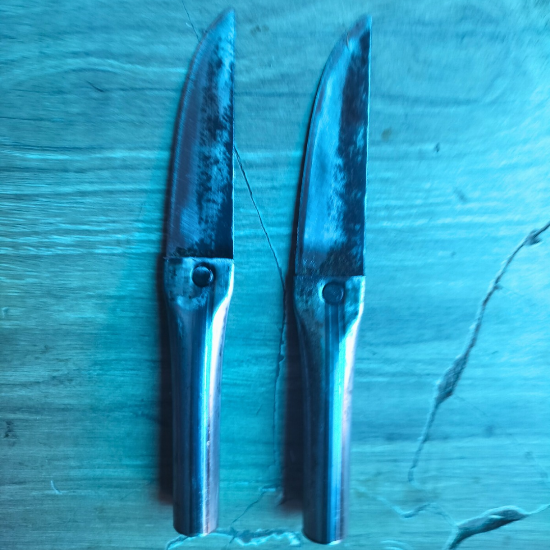 Handmade Small Knife / Handy Iron Knife for Delicate Tasks (6 in / 15 cm) (Pack of 2)