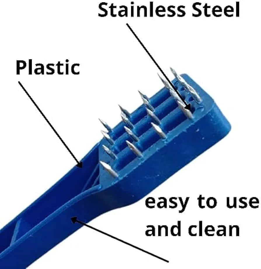 Fish Scale Remover Plastic Handle (Pack of 2)| Fish Scale Scrapper | Cleaning Tools
