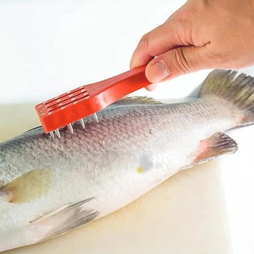 Fish Scale Remover Plastic Handle (Pack of 2)| Fish Scale Scrapper | Cleaning Tools