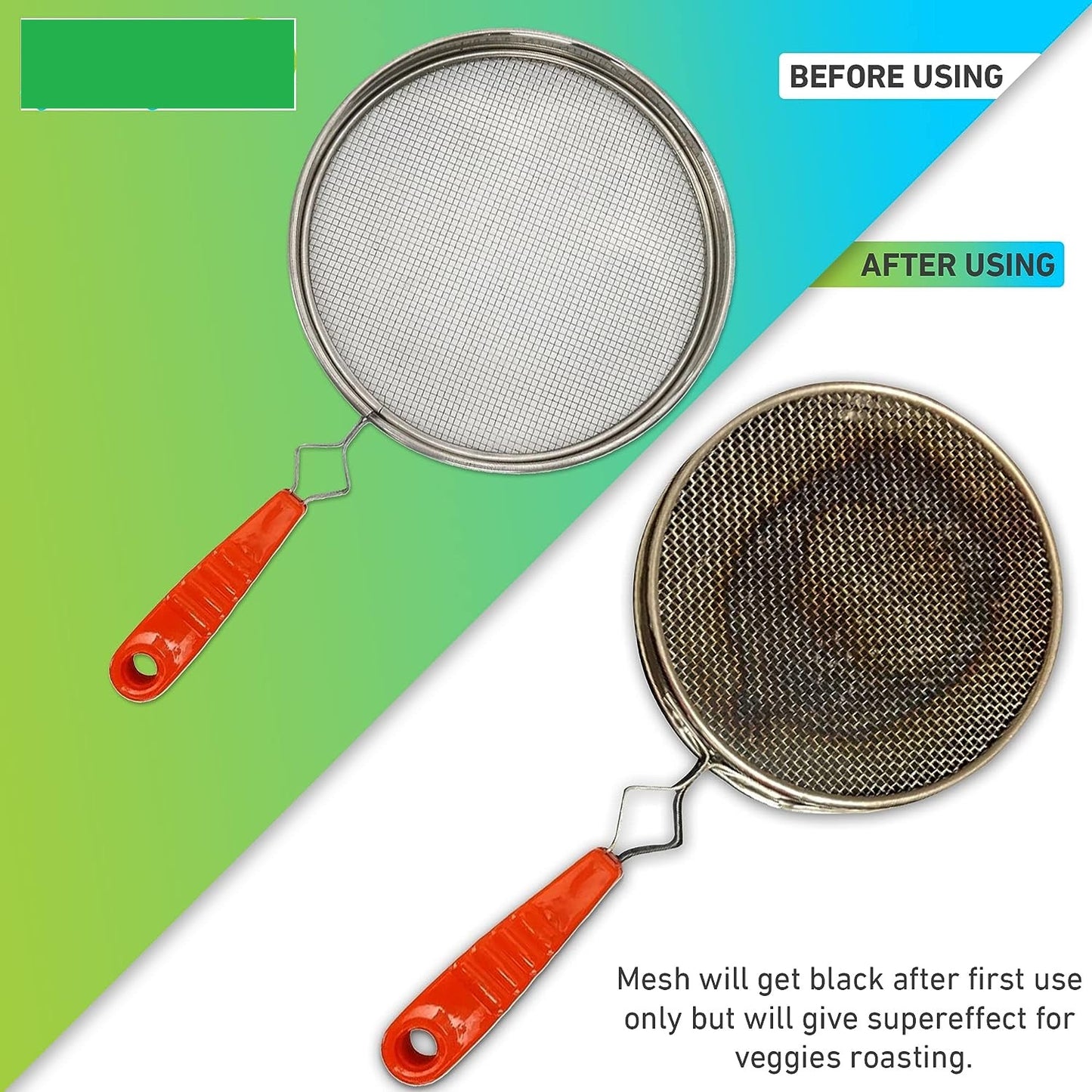 Phulka Grill for Gas Stove, Grill Tawa Jali for Kitchen, Cooking Stainless Steel Papad Jali, Mesh Brinjal Roaster, Roti Grill Basket, Pulka Pan Roaster Grill for Gas