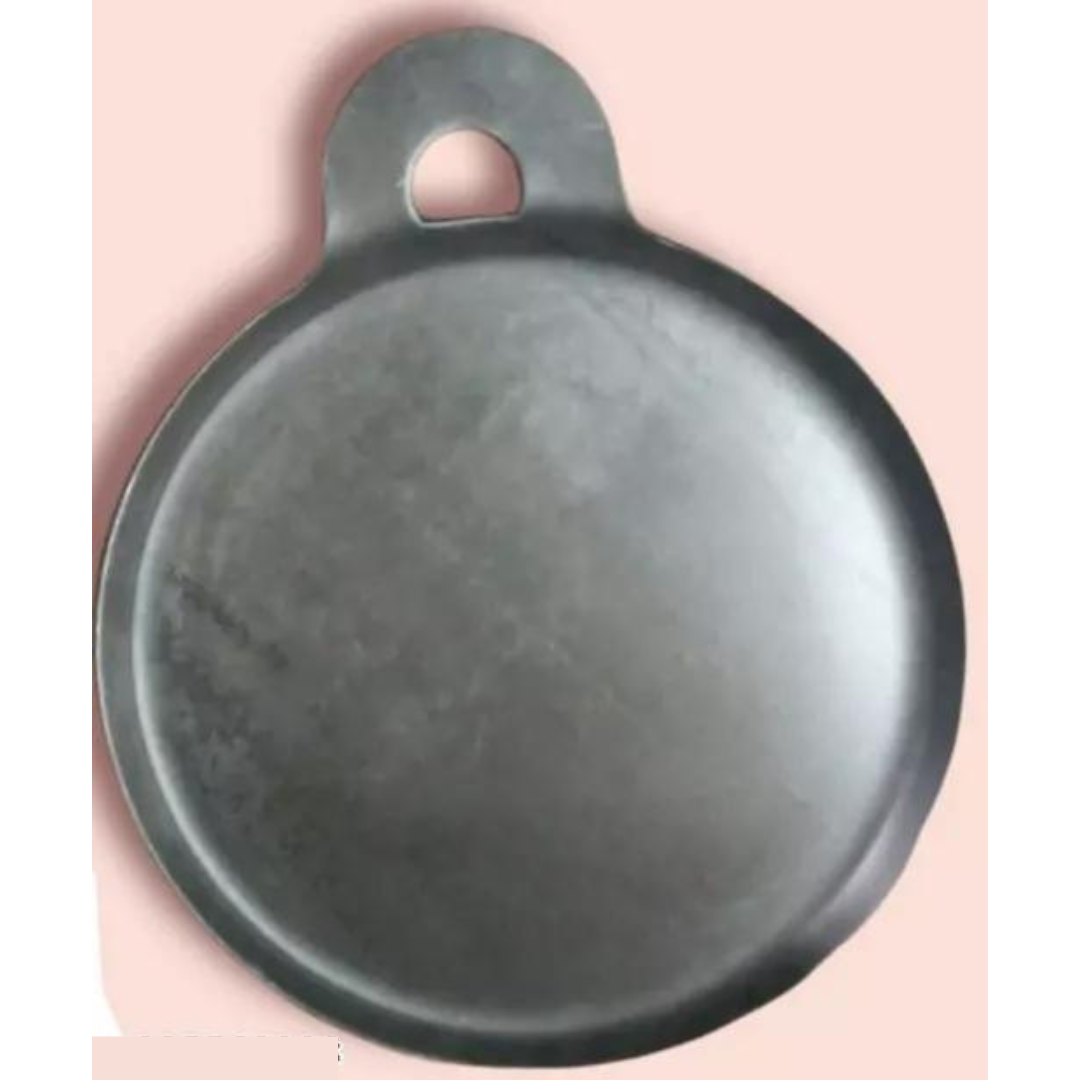 "10.5 - Inch Iron Dosa & Roti Tawa: Gas & Induction Compatible with Side Edges"