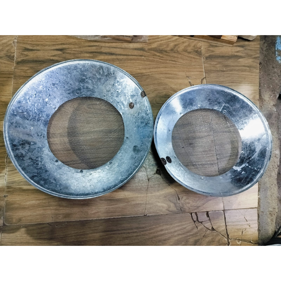 Iron Round Strainer / Poha Chalni / Strainer Colander / Oil Strainer