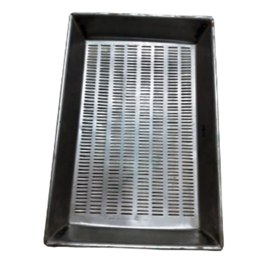Straight Hole Perforated Rectangle Shaped Plate Iron Sieve Strainer Santhi Metal eShop