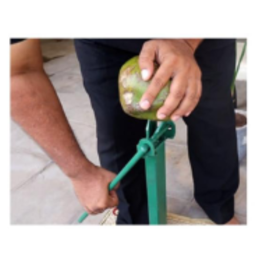 Coconut Husk Peeler | Husk Remover | Coconut Shell Remover | Thenga Parai | Naral Solni - Stainless Steel - Multicolour (2 kg) 65 cm Height