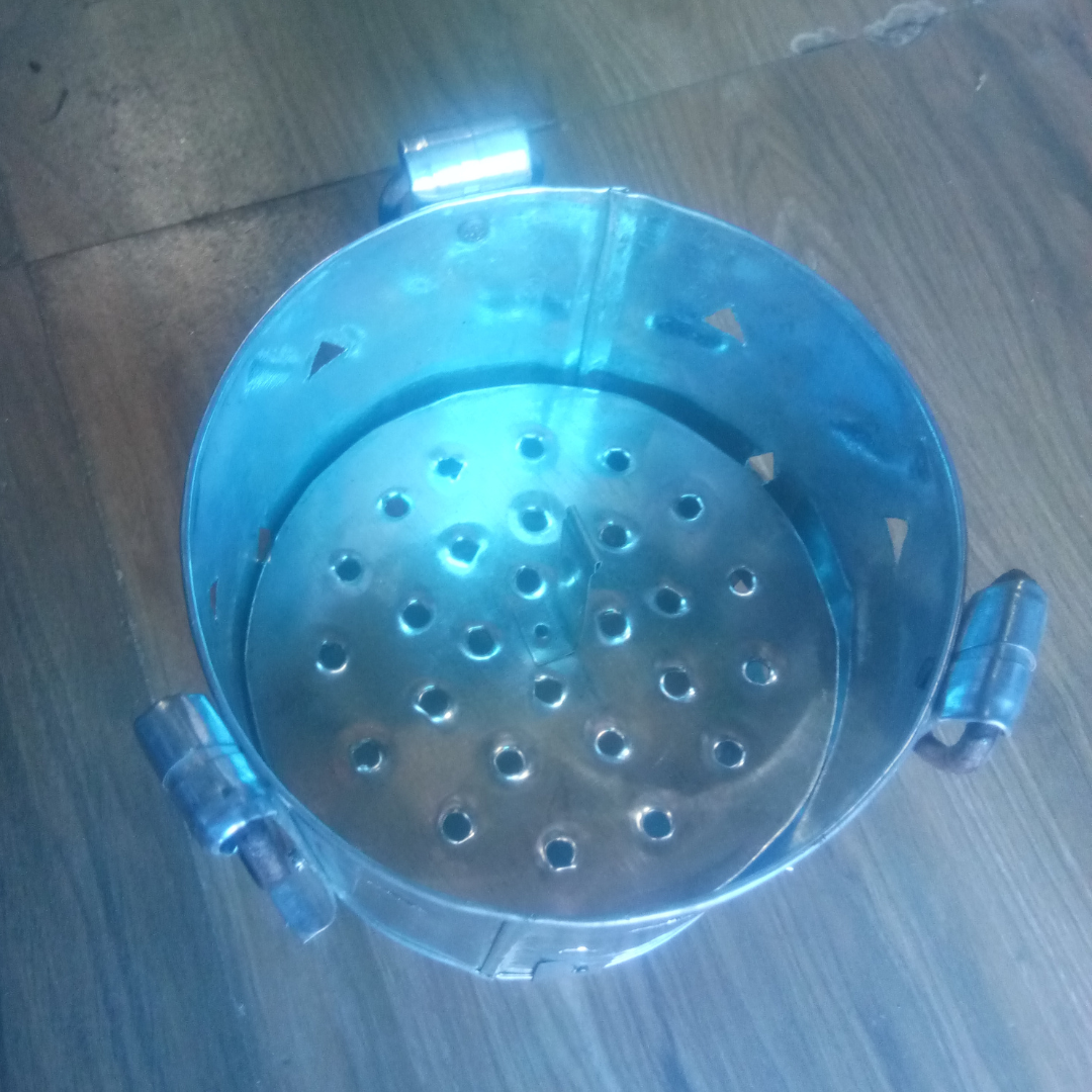 Galvanized Iron Charcoal Stove / Sigdi / Chulha / Griller Heater Oven / Iron Ashtray / Angeethi / Tandoor Stove β Small Size