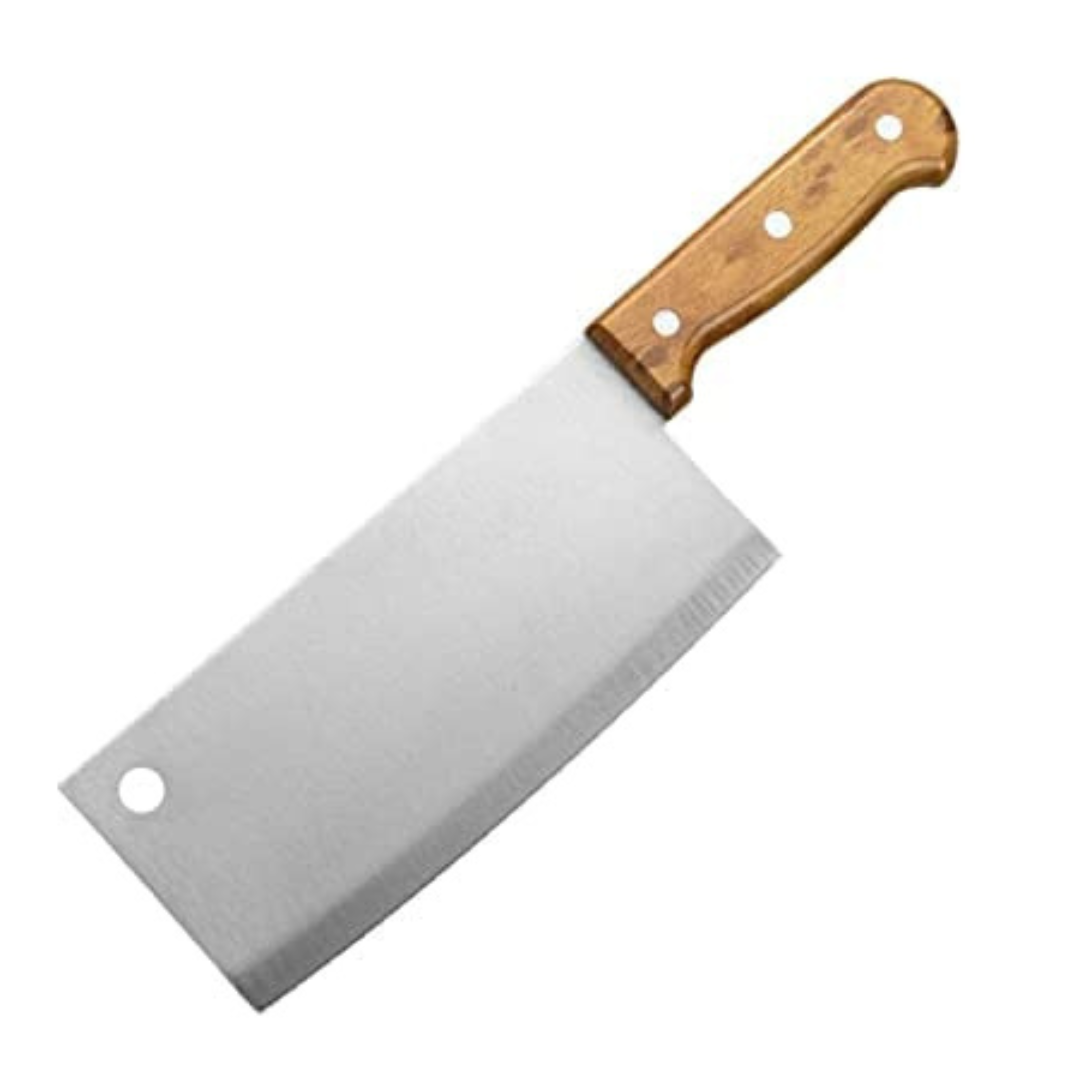 Stainless Steel Meat Knife with Wooden Handle (Small Size)
