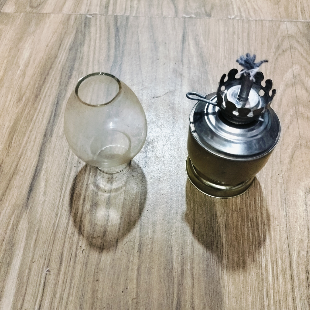 Mini Lantern Oil Lamp / Chimney lamp / Diya for Pooja / Home Decor