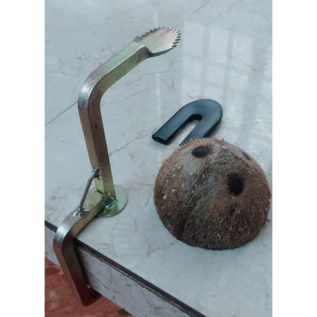 Table Mountable Coconut Scraper / Coconut graters / Chirava / Shredder (Golden Color)
