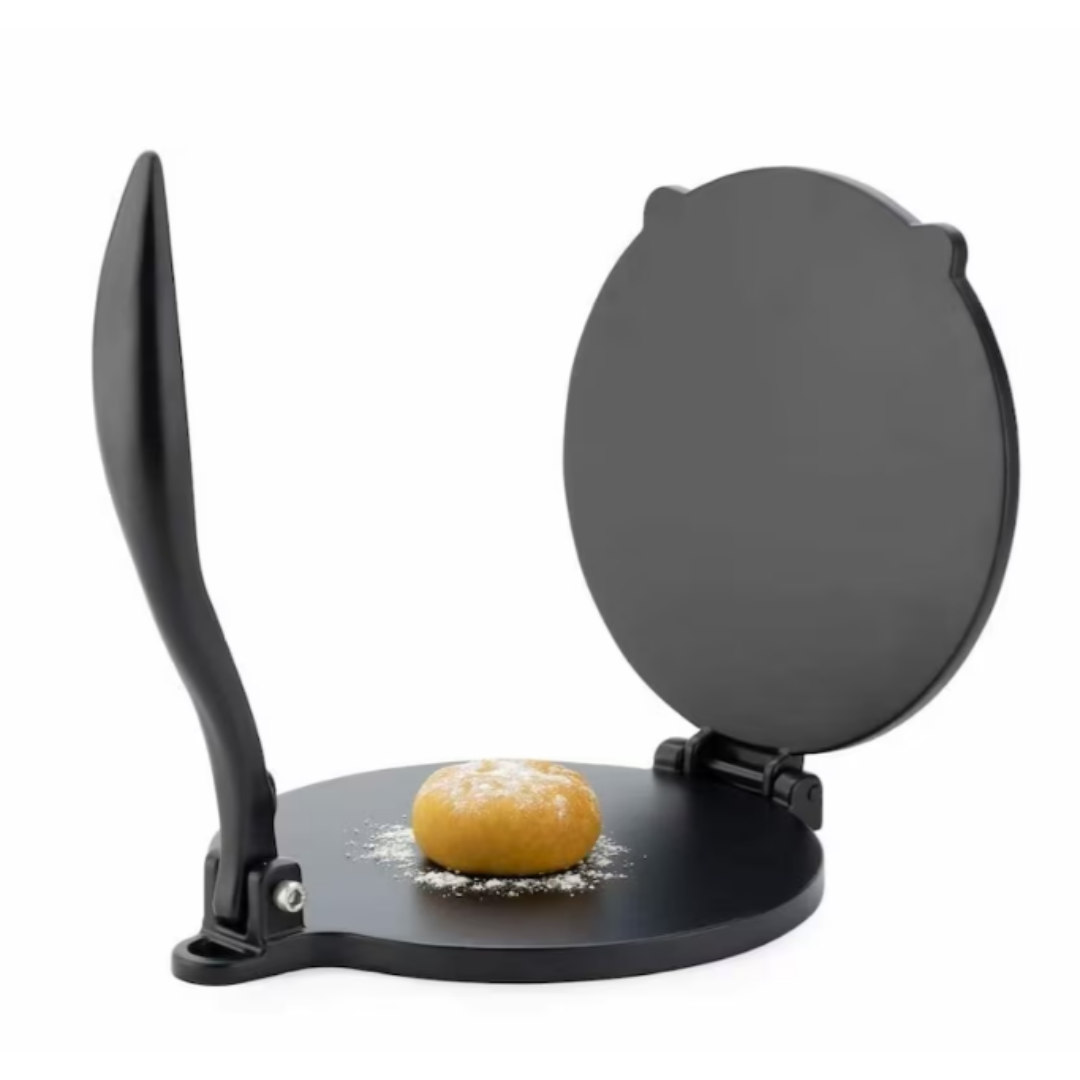 Cast Iron Manual Puri maker, Roti press, Pathiri press machine made with stainless steel inner surface