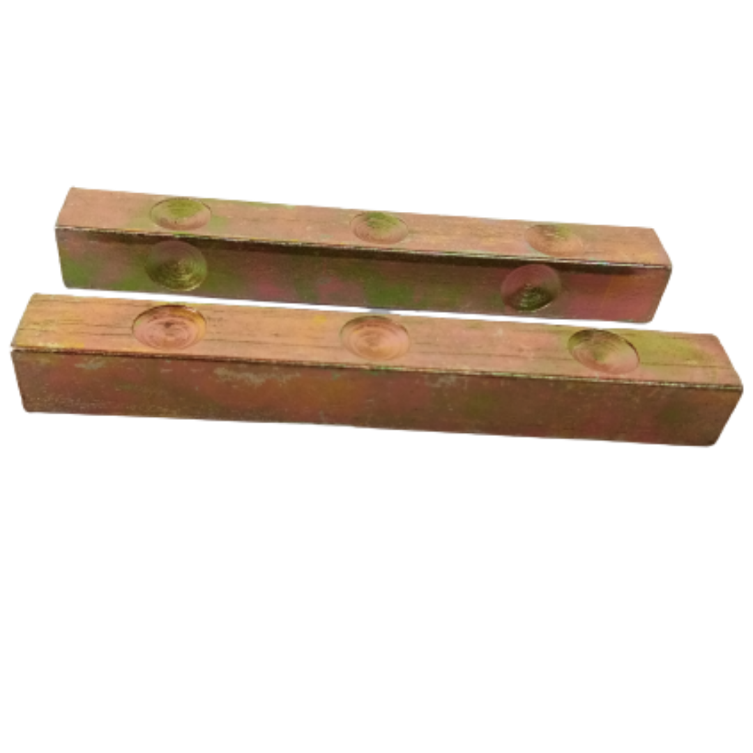 Traditional Dhayam Kattai | Pachisi | Iron Dice | Thayam Chausar | Pachikalu | Pakatai | Dalagalu Chakka | Phasa | Chaupar for Snake and Ladder, Ludo and Board Games (5 to 7 cm, 100 g, 1 Pair)