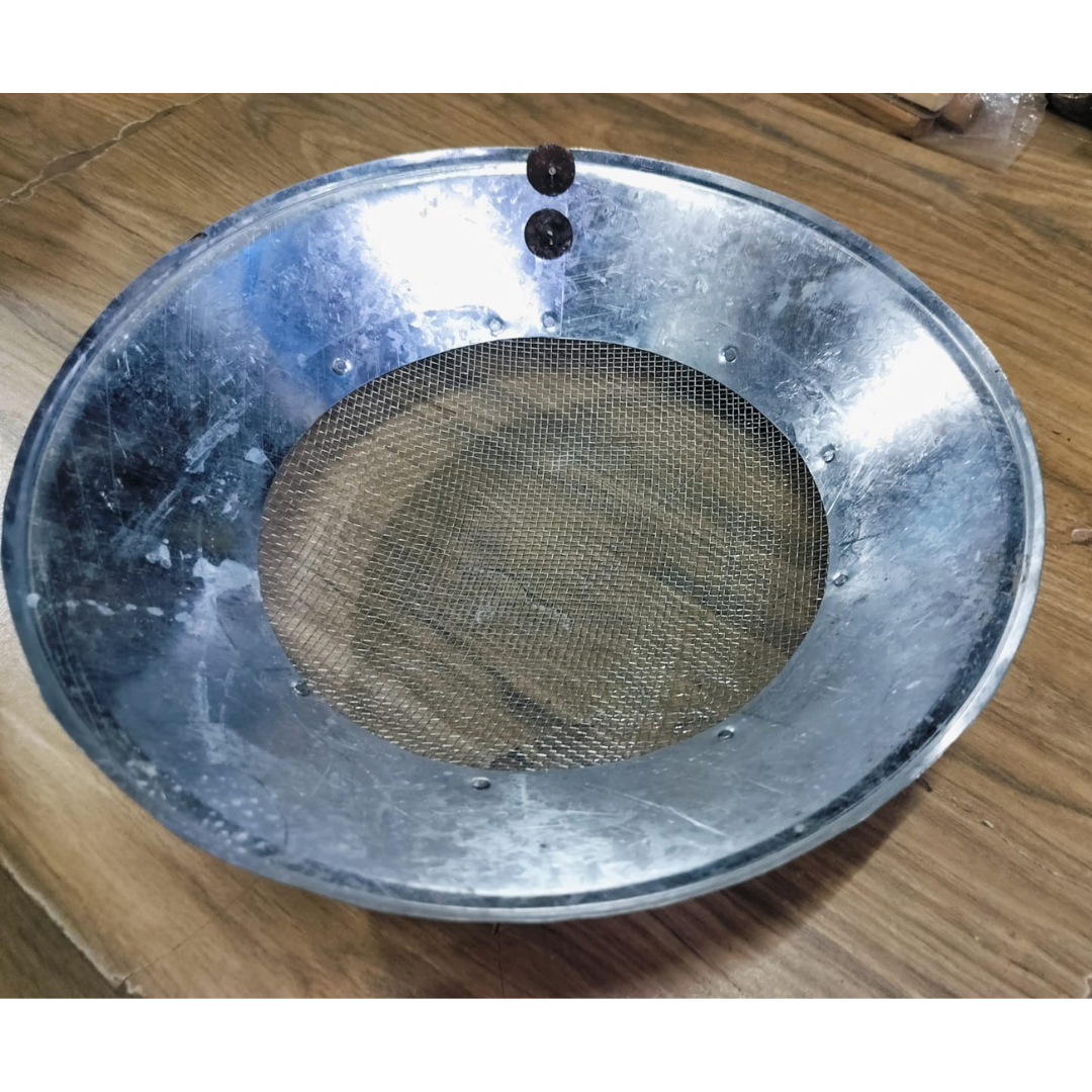 Iron Round Strainer / Poha Chalni / Strainer Colander / Oil Strainer