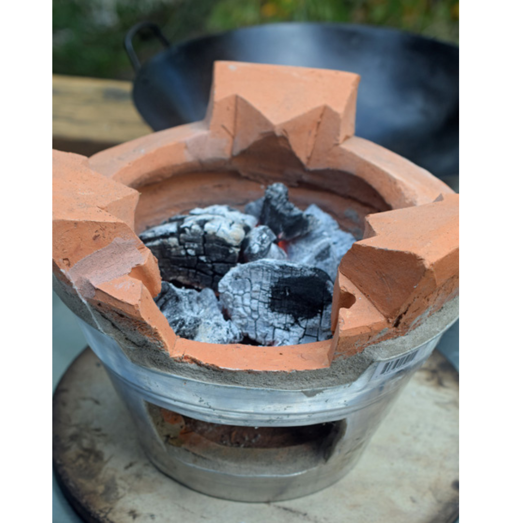 Galvanized Iron Charcoal Stove / Sigdi / Chulha / Griller Heater Oven / Iron Ashtray / Angeethi / Tandoor Stove β Small Size