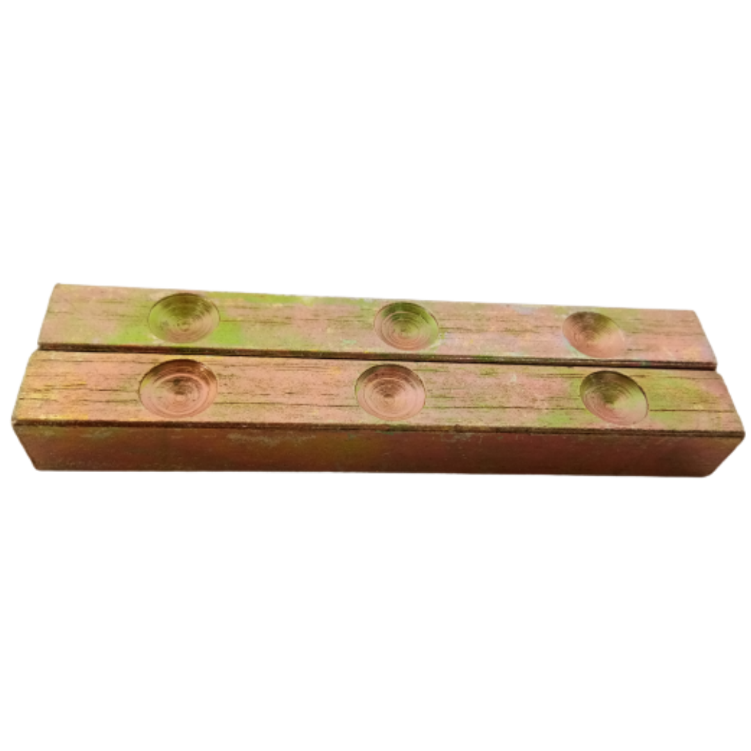 Traditional Dhayam Kattai | Pachisi | Iron Dice | Thayam Chausar | Pachikalu | Pakatai | Dalagalu Chakka | Phasa | Chaupar for Snake and Ladder, Ludo and Board Games (5 to 7 cm, 100 g, 1 Pair)