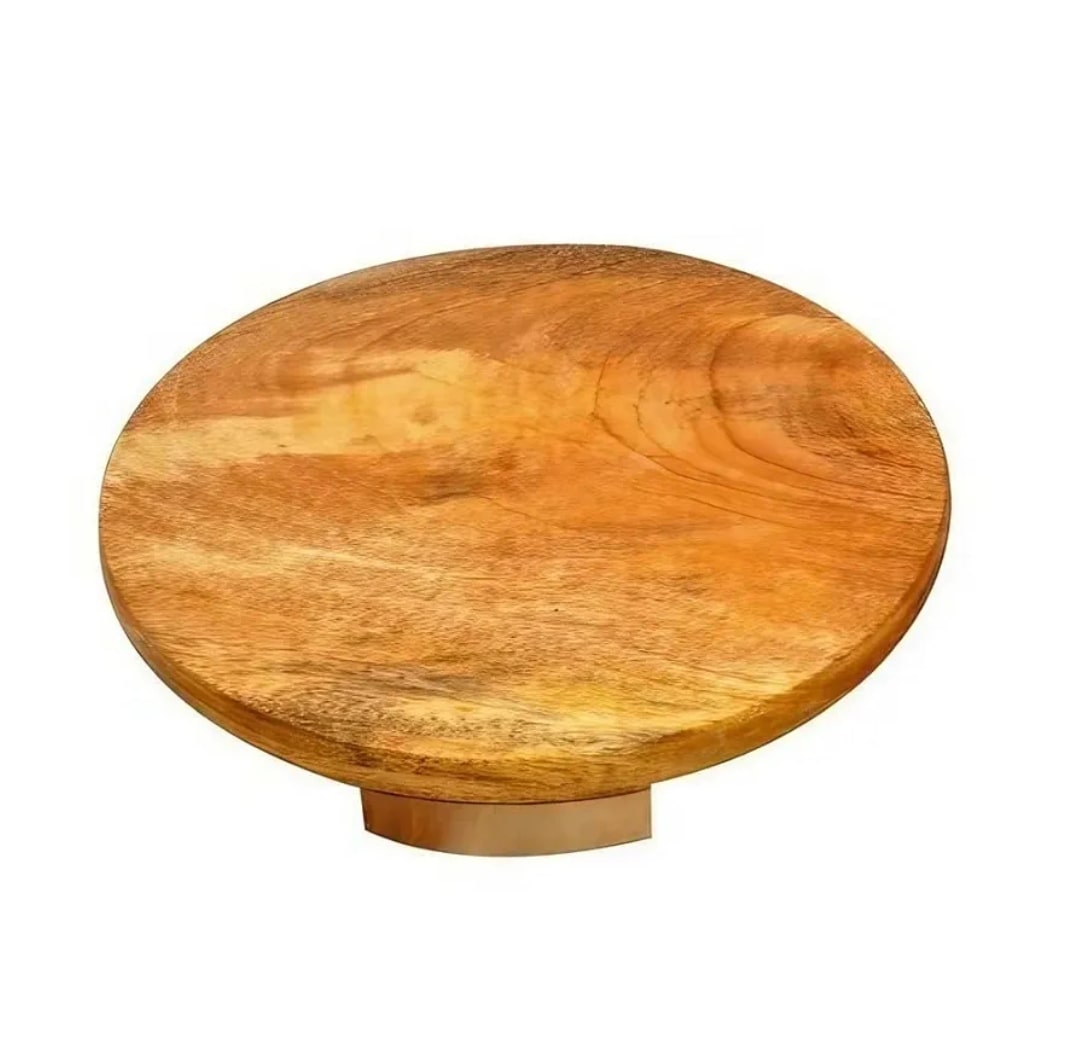 Handcrafted Wooden Chakla / Roti Rolling Board β Traditional Chapati / Poori Palagai for Kitchen Use