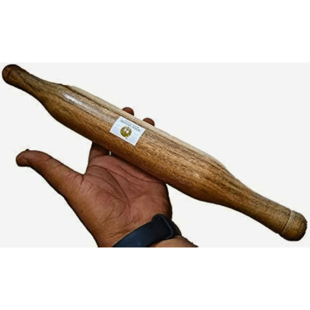 14-inch Wooden Rolling Pin | Versatile Chapati Maker & Dough Roller ( Assorted Design )