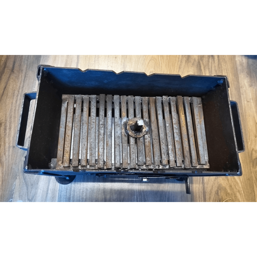 Heavy Iron Barbeque Grill Stand for Gas Stove & Charcoal | Multi-Purpose Tandoor Oven for Home Cooking (15x6x10 inches, 7.5kg)