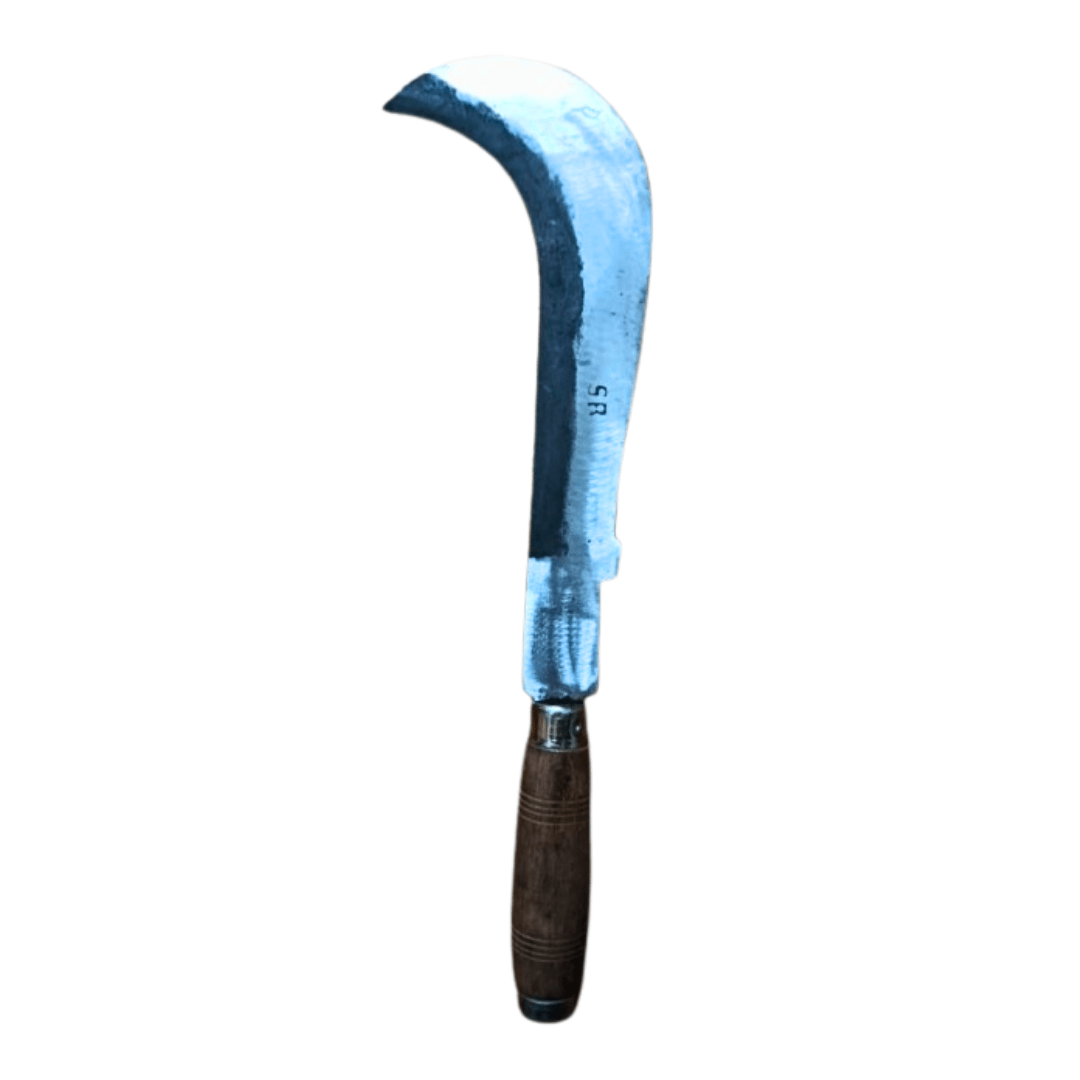 Spring Steel Billhook β Multipurpose Urukku Aruvaal (16" / 18") for Coconut, Tree Cutting & Garden Use