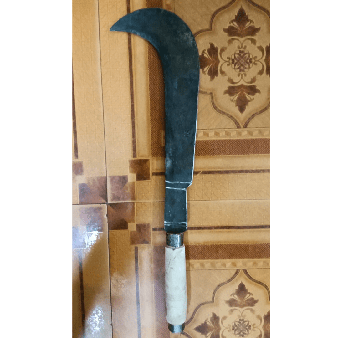 Spring Steel Billhook β Multipurpose Urukku Aruvaal (16" / 18") for Coconut, Tree Cutting & Garden Use