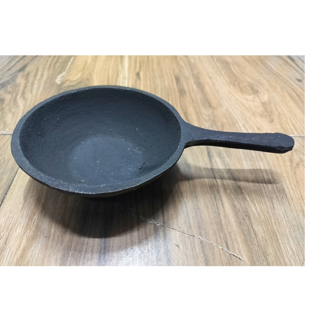 Heavy Cast Iron Sambrani Karandi / Frying Pan β 6 Inch | Traditional & Long-Lasting