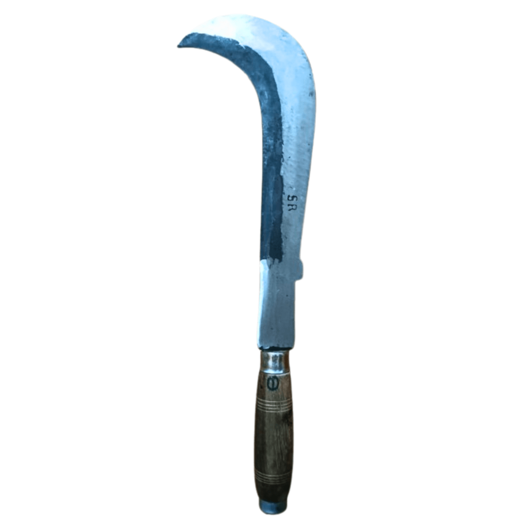 Spring Steel Billhook β Multipurpose Urukku Aruvaal (16" / 18") for Coconut, Tree Cutting & Garden Use