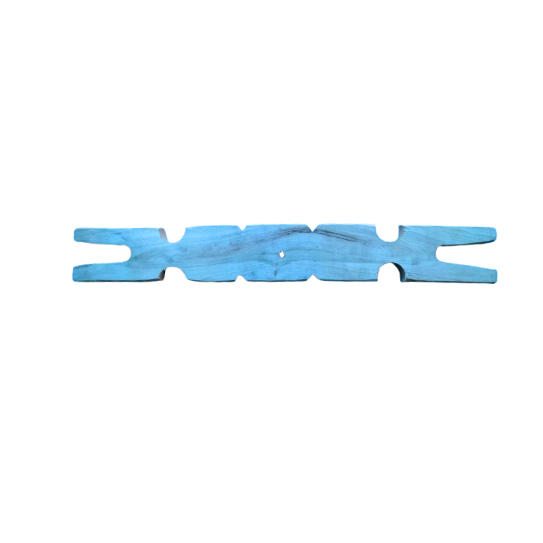 Traditional Teak Wood Crafle Stick β 45cm Long | Heavy Duty Wooden Stick for Saree Rolling / Cloth Folding (250g Approx.)