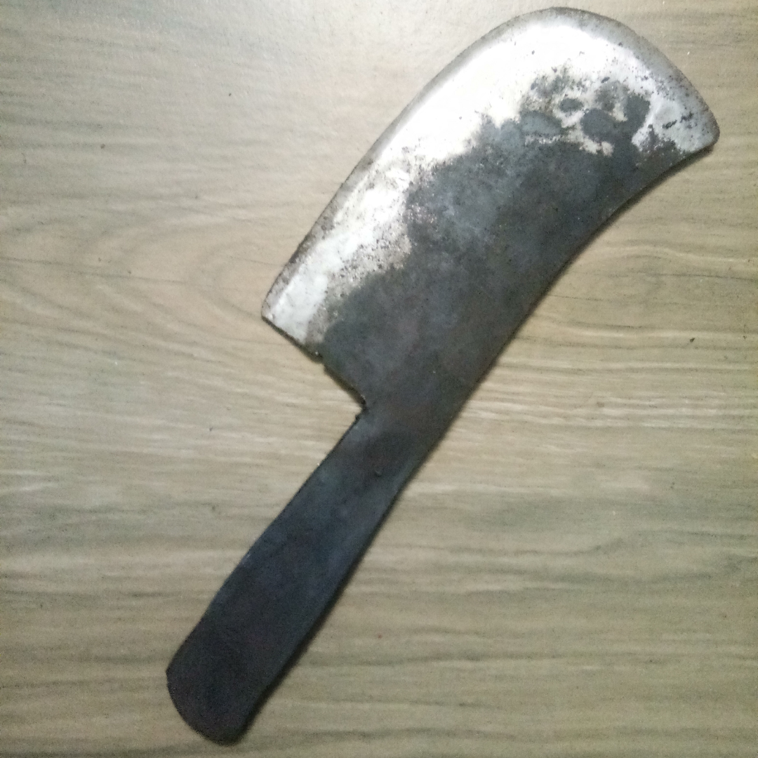 Handmade Iron Cleaver Knife / Meat Knife / Iron Knife - Suitable for Chopping, Slicing and Cutting of Meat (Small Size, 350 β 500 g Weight)