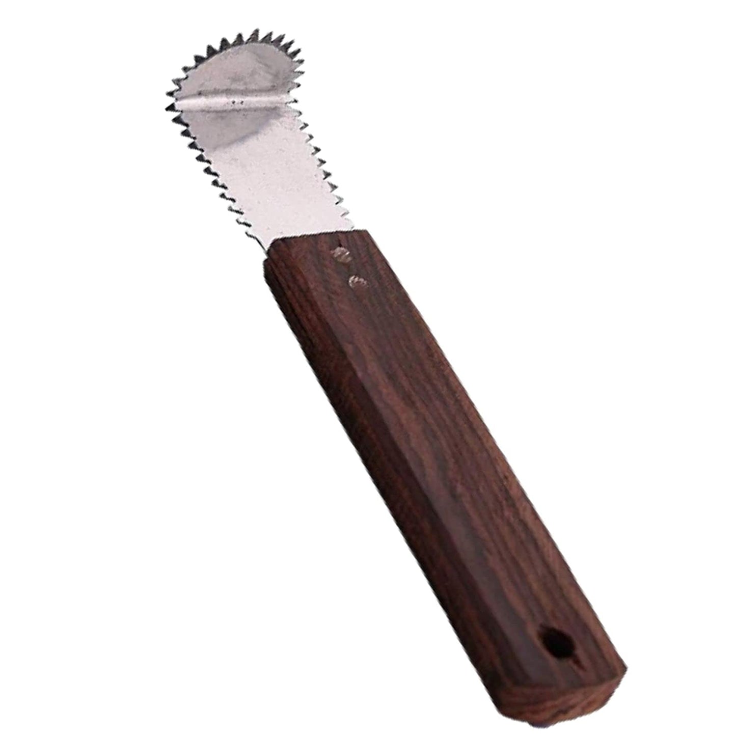 Coconut Grater Steel, Scrapper Wood Hand Kitchen Tool