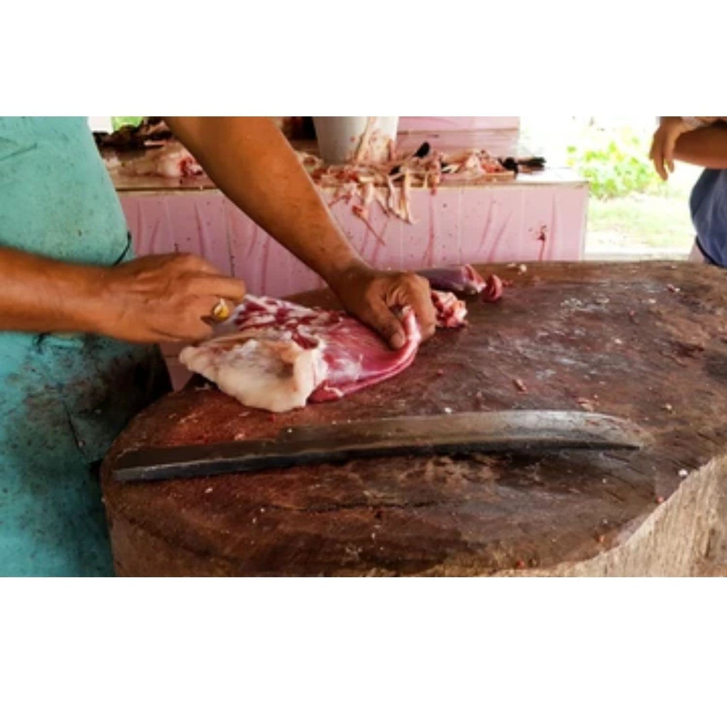 Handmade Iron Cleaver Knife / Meat Knife / Iron Knife - Suitable for Chopping, Slicing and Cutting of Meat (Small Size, 350 β 500 g Weight)