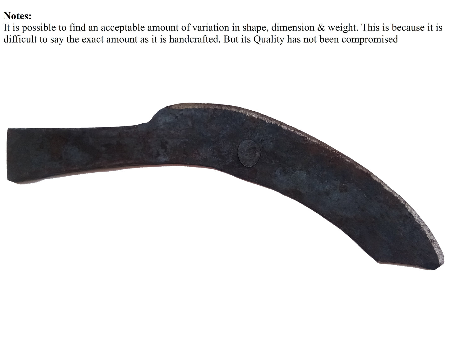 Handmade Iron Cleaver Knife / Meat Knife / Iron Knife - Suitable for Chopping, Slicing and Cutting of Fish and Meat (Length 30 cm, Weight 450 g)