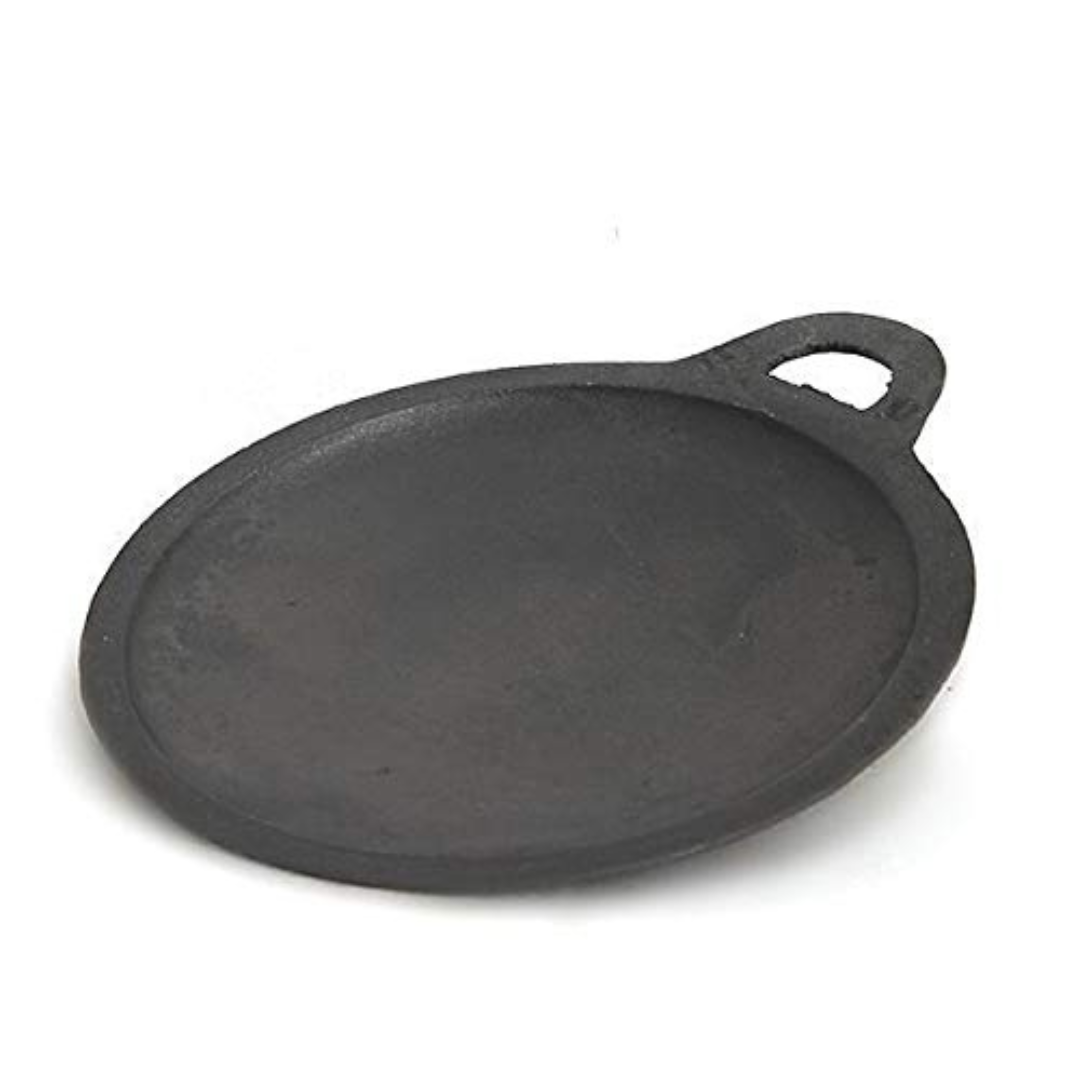 Cast Iron Flat Dosa Tawa (11 Inch, 1.7 Kg)
