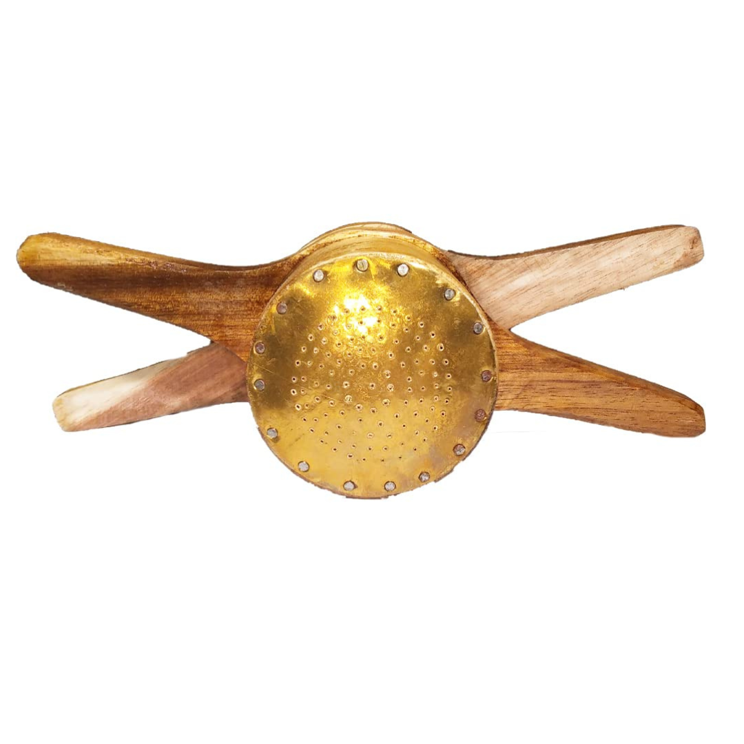 Traditional Wooden Kitchen Press, Idiyappam, Sev Sancha Maker with Brass Bottom Sheet