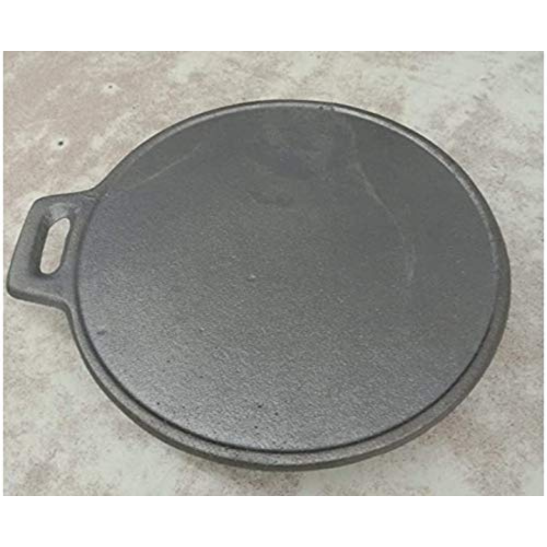 Cast Iron Flat Dosa Tawa (11 Inch, 1.7 Kg)