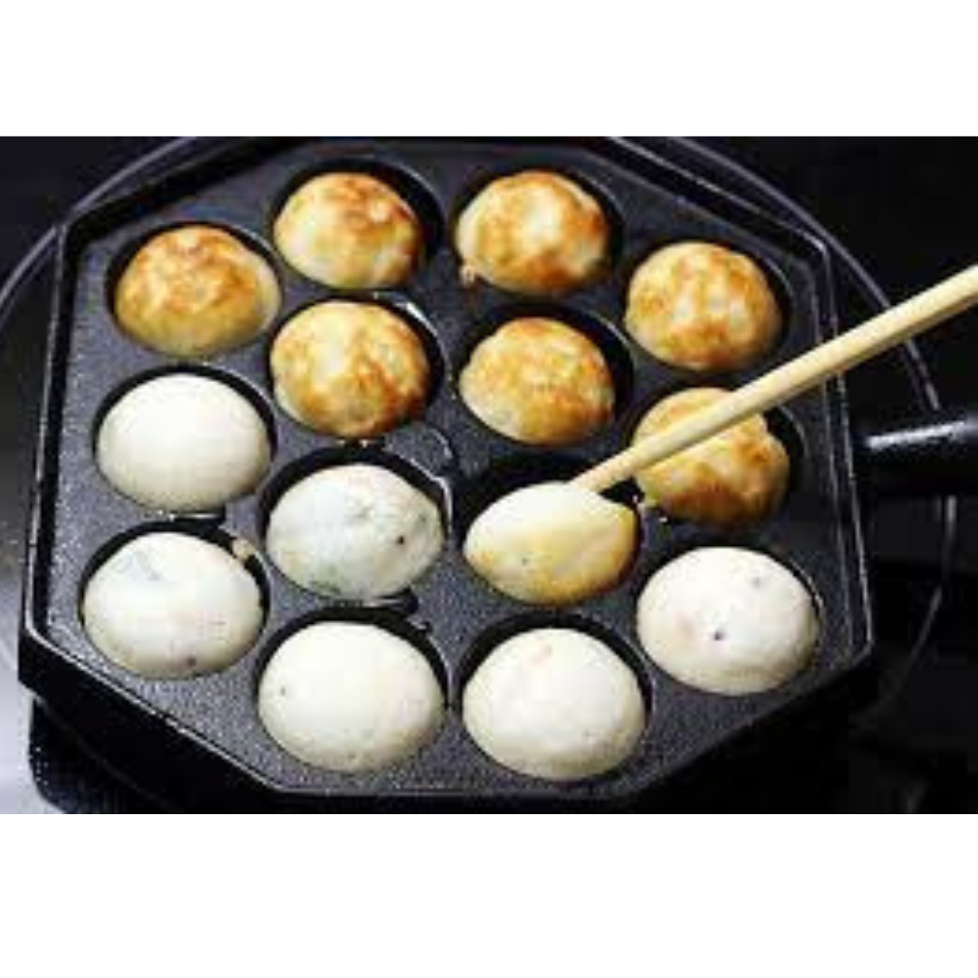 Iron 12 Cavity Kuli Appam Patra / Paniyaram Pan