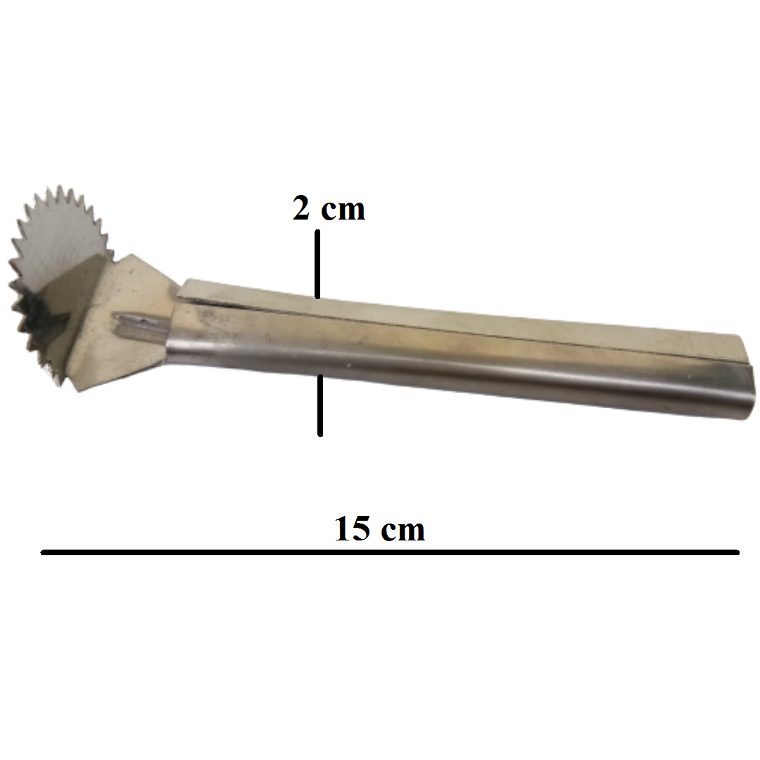 Steel Coconut Scraper / Coconut Grater / Thengai Thuruvi / Chirava Hand Tool / Nariyal Khuruchni (15 cm, 50 g)