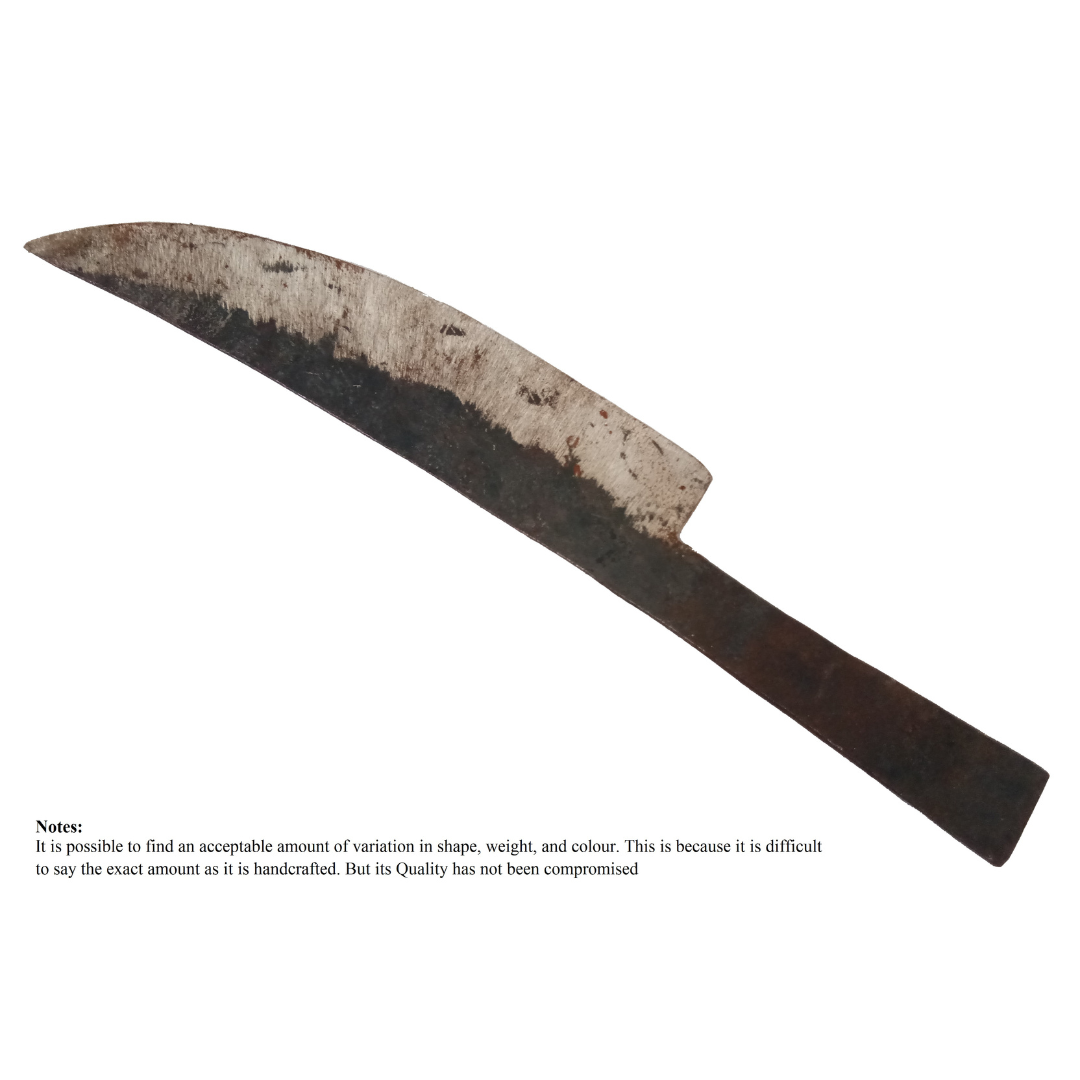 Handmade Iron Knife / Meat Cleaver Churi for Removing Cow / Goat / Beef Skin