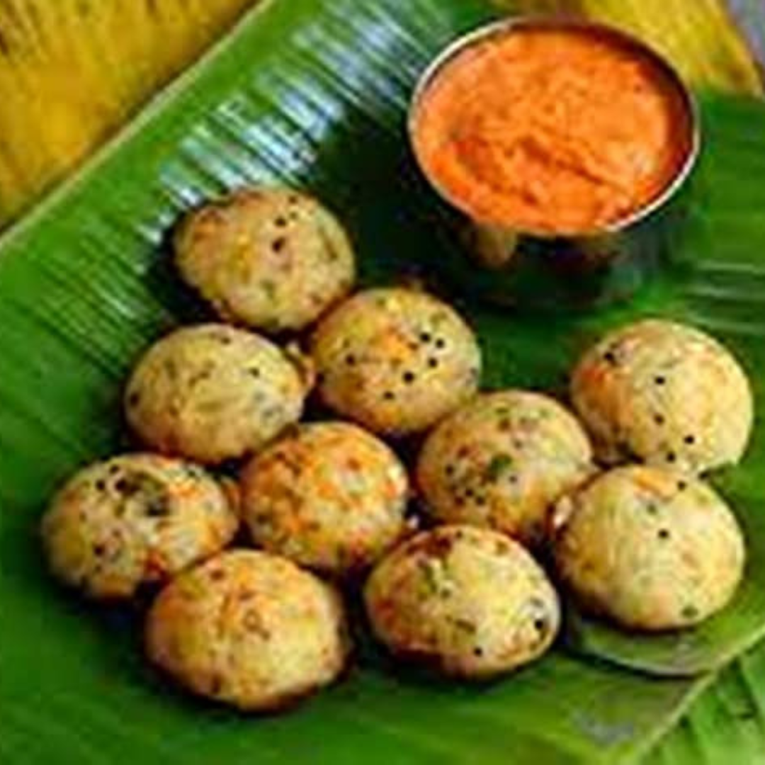 Pure Iron Deep Paniyaram Kallu / Paddu Pan / Ponganalu Chatti with 9 Cavities (Traditional Handmade Item)