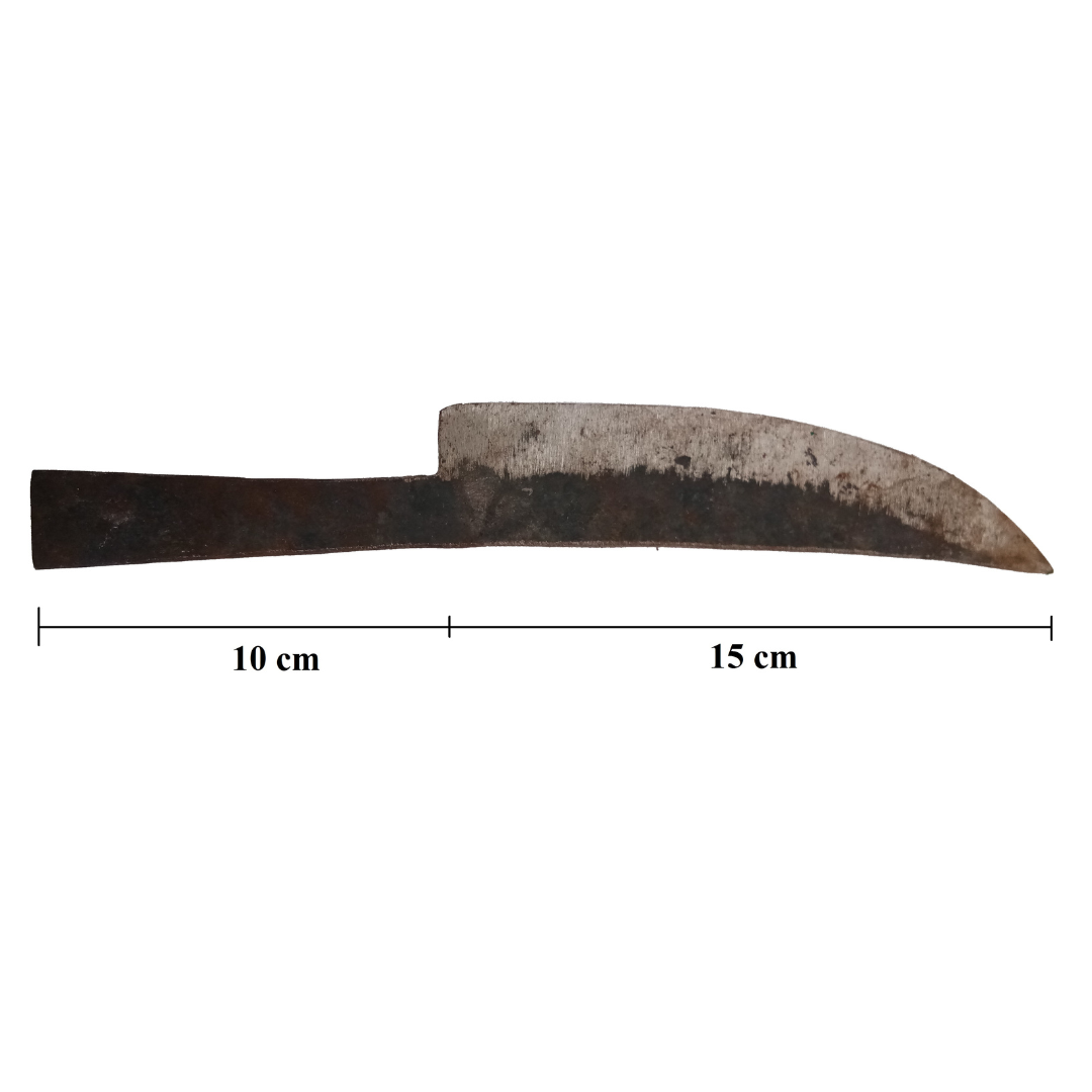 Handmade Iron Knife / Meat Cleaver Churi for Removing Cow / Goat / Beef Skin