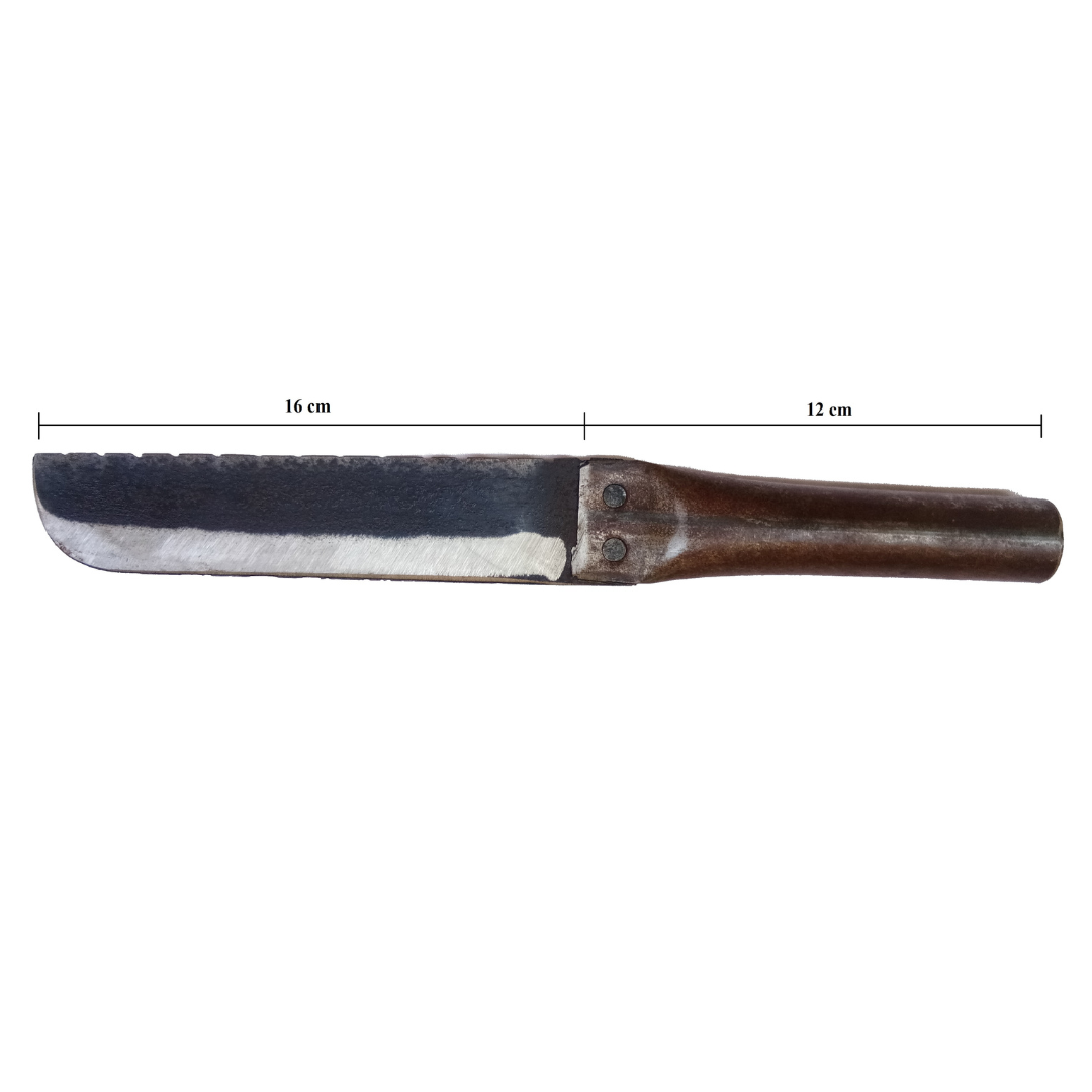 Handmade Iron Knife / Kitchen Knife for Home / Knife for Kitchen Use (100 g, 11 in / 28 cm)