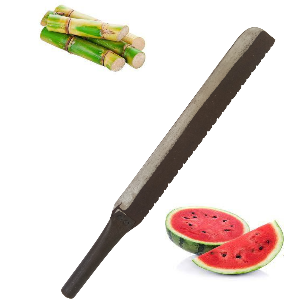 Handmade Big Iron Knife / Sugarcane Knife / Watermelon Knife for Home, Kitchen & Commercial Use (19-20 Inch, 200 g)