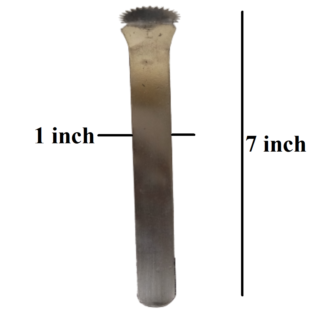 Stainless Steel Coconut Scraper / Coconut Grater / Thengai Thuruvi / Chirava Hand Tool / Nariyal Khuruchni (7 Inch, 50 g)