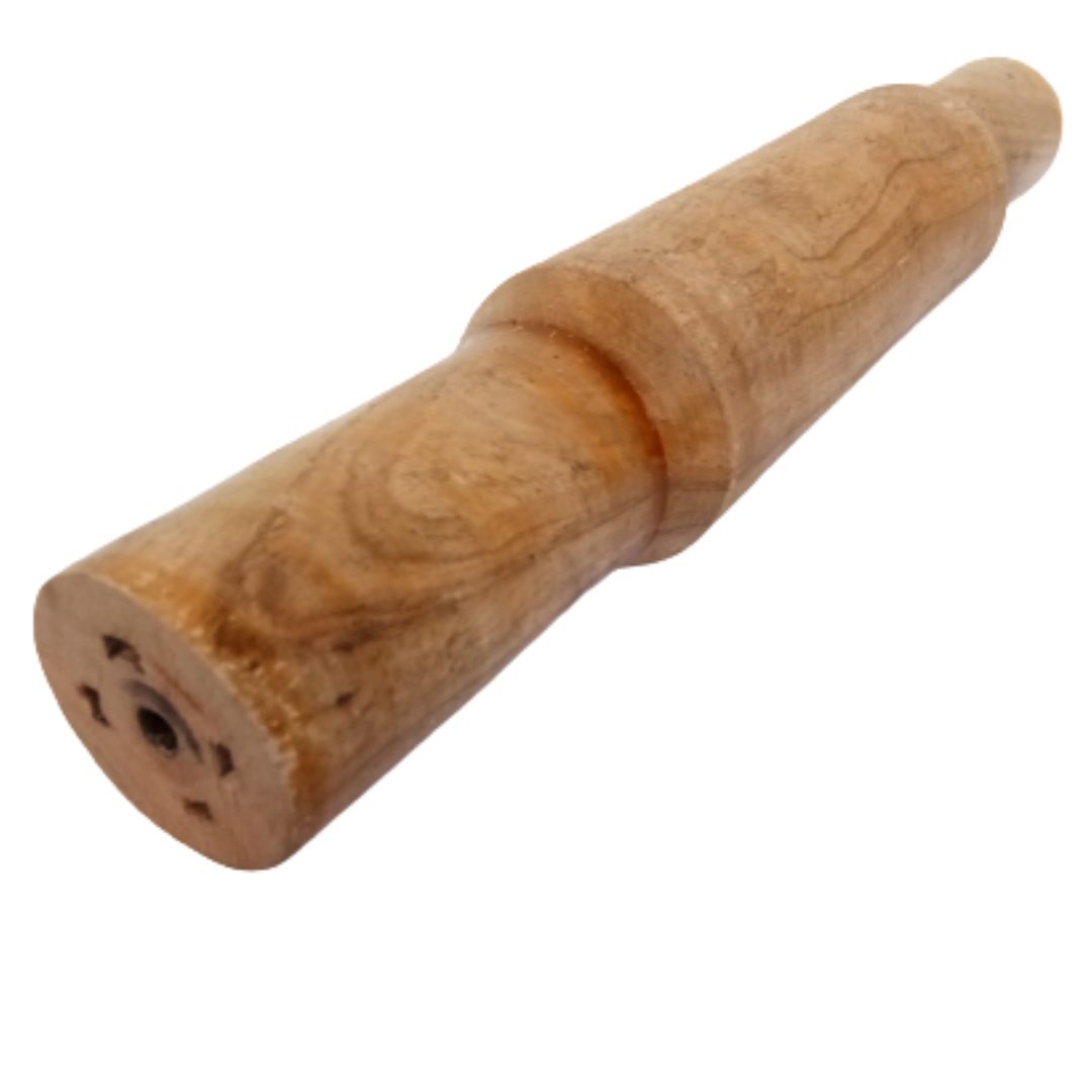 Traditional Wooden Belan / Rolling Pin – 28-30 cm, Approx. 400g – Roti Roller / Chapati Pin / Urulai Kattai (Assorted Design)