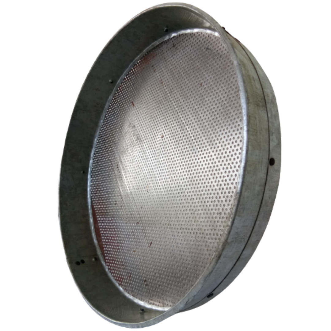 Seeds Cleaning Sieve - Handmade Galvanized Iron Strainer, (Diameter 12 in / 32 cm, Hole Diameter - 4 mm)