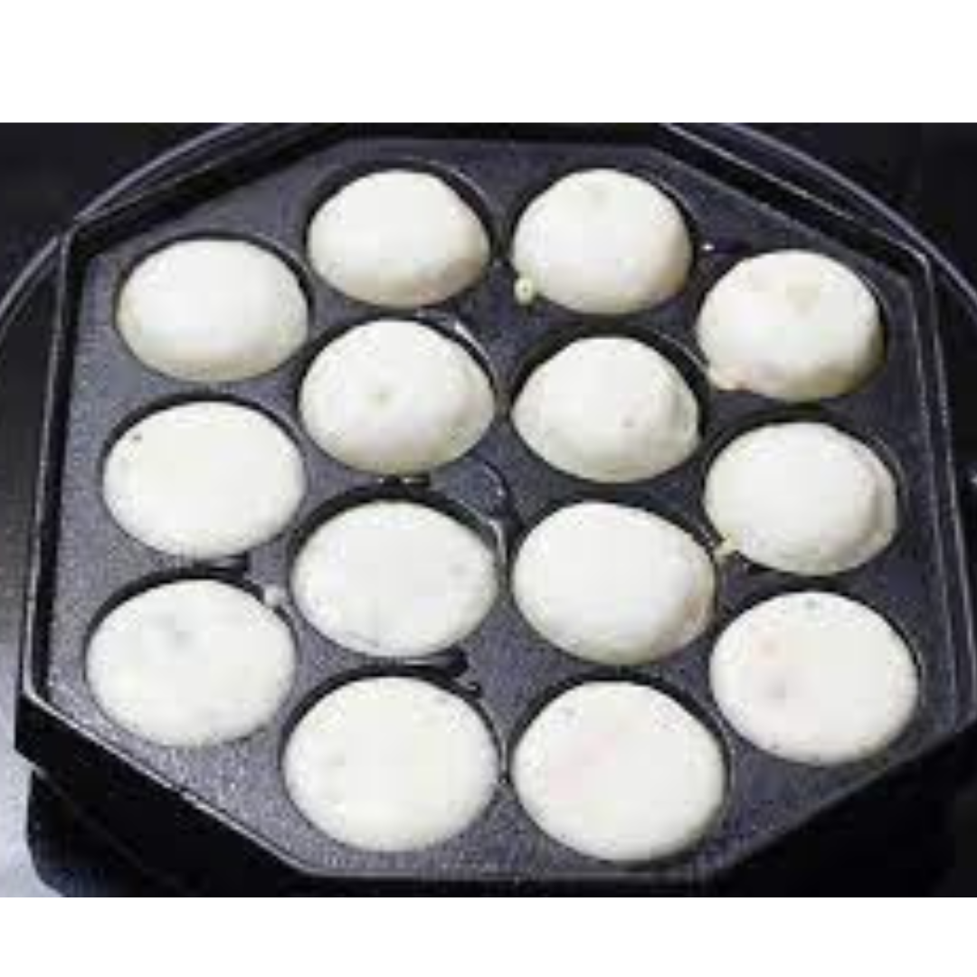 Iron 12 Cavity Kuli Appam Patra / Paniyaram Pan