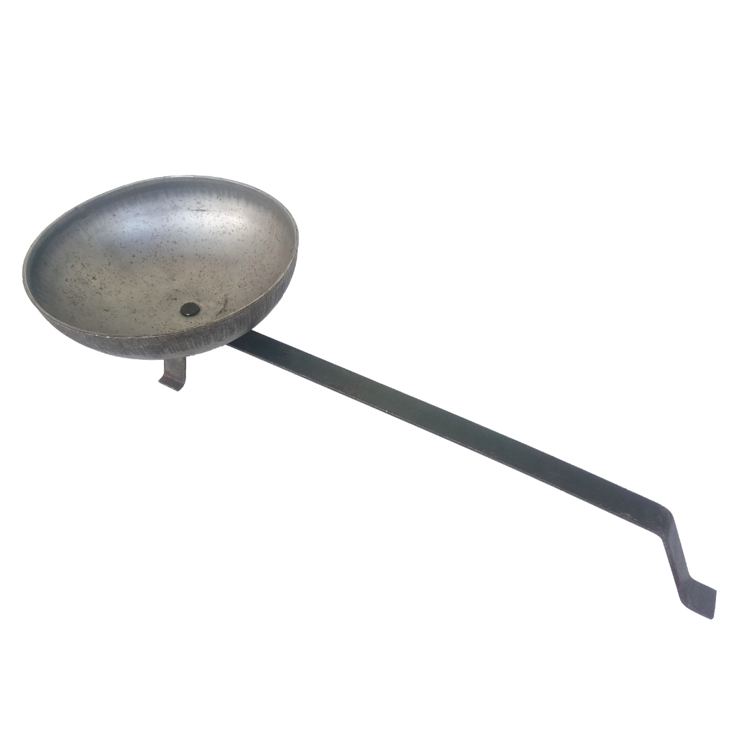 Deep Iron Incense Burner with Handle β Dhoop Stand / Sambrani Dhoop / Sambrani Karandi