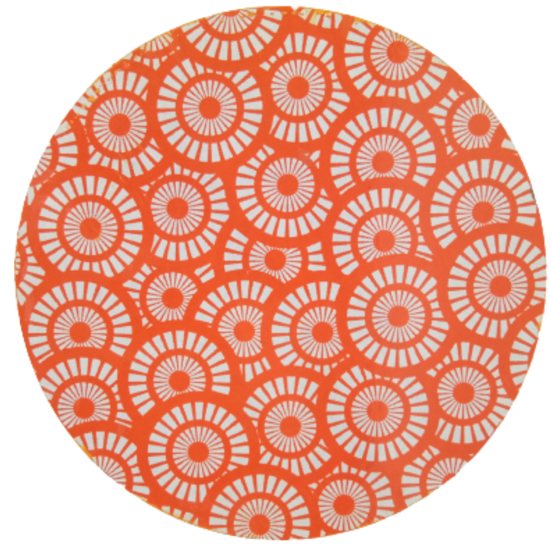 Wooden Chakla / Chapathi Rolling Board / Roti Maker / Poori Palagai / Paratha Polpat / Naan Patla with Mica sheet on both sides (10 inch dia, 0.75 inch thick, 700 g)