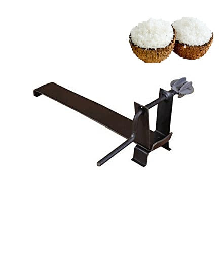 Iron Rotating Model Coconut Scraper | Chirava Coconut Scraper | Thengai Thuruvi Heavy Weight for Kitchen