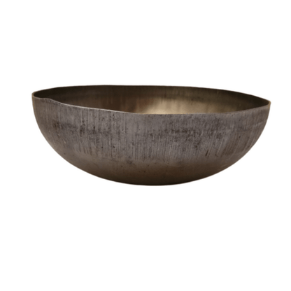 Small Iron Kadai / Loha Bowl / Lokhand Kerahi / Chota Karai without Handle (5 in / 12 cm dia., 250 g weight)