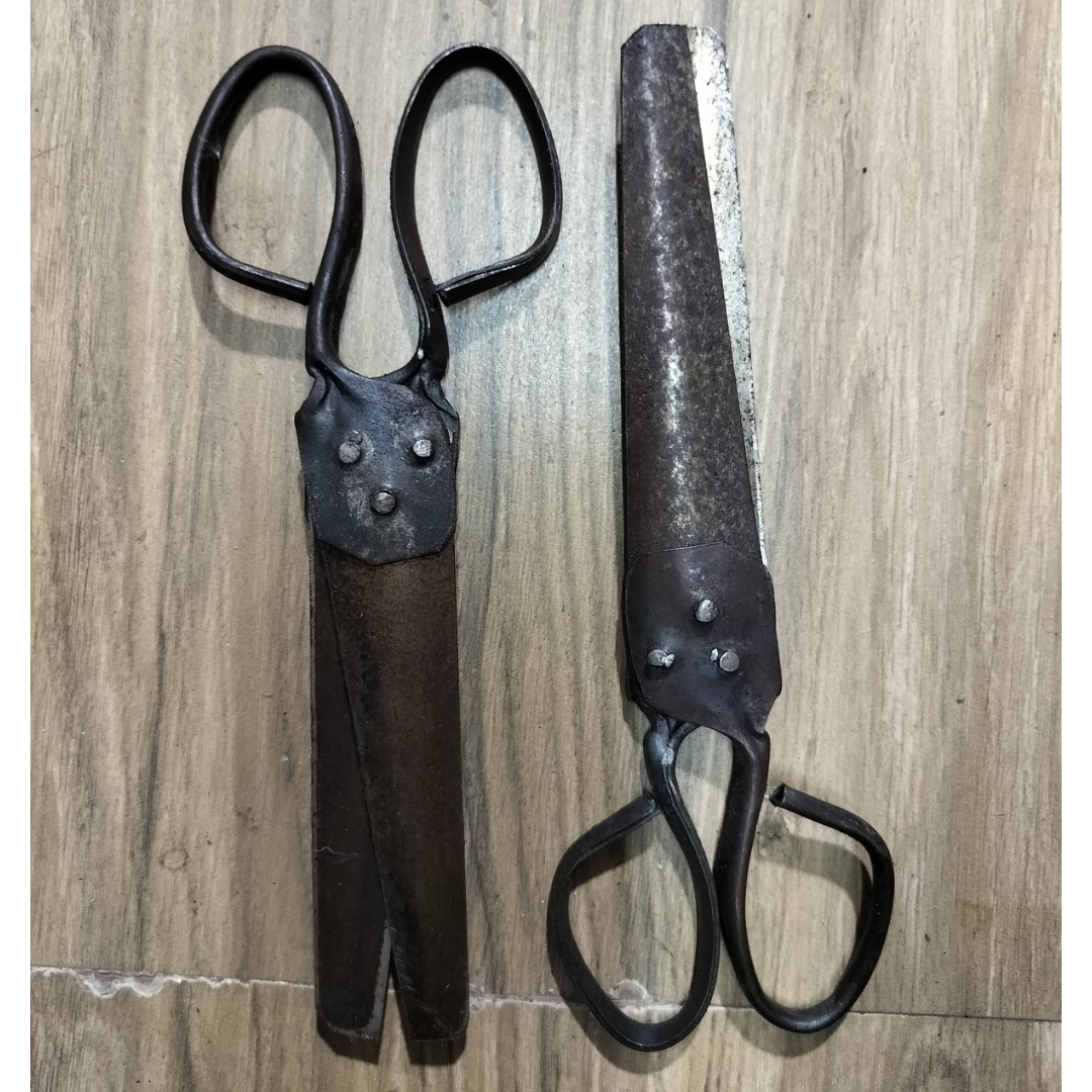 Handmade Iron Scissors for Flower Cutting – Pack of 2