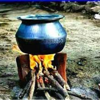 Wooden Stove Manual Portable Stove / Iron Steel Stove / Camping Stove / Outdoor Cooking Stove / Viragu Aduppu